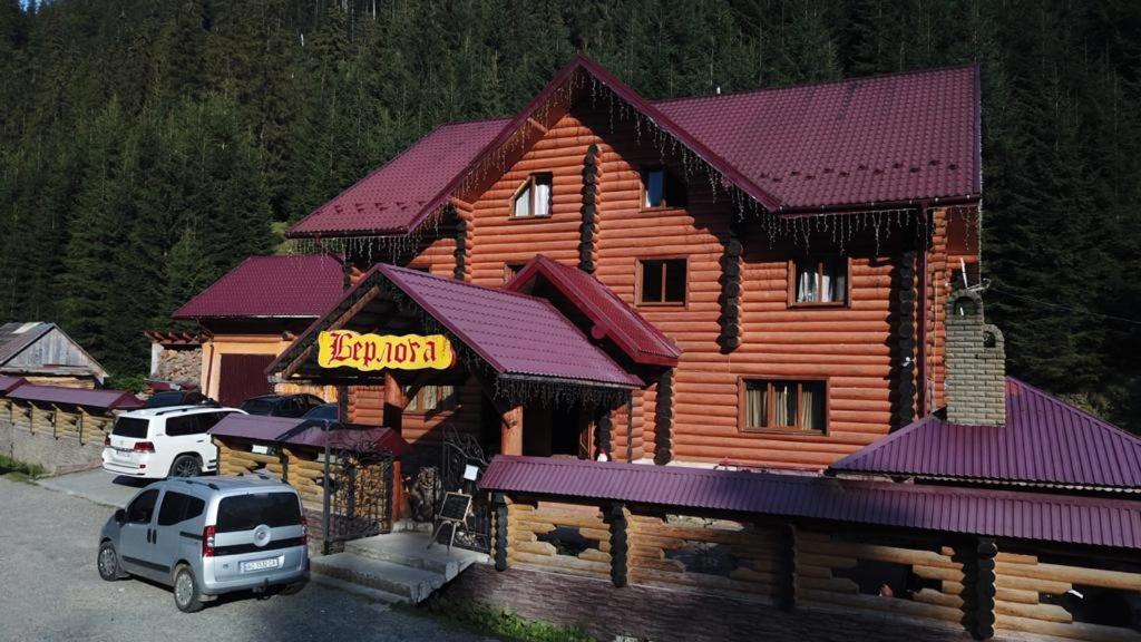 Hotel Berloga-Sinevir Synevyrsʼka Polyana Dış mekan fotoğraf