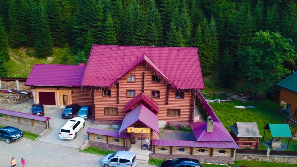 Hotel Berloga-Sinevir Synevyrsʼka Polyana Dış mekan fotoğraf